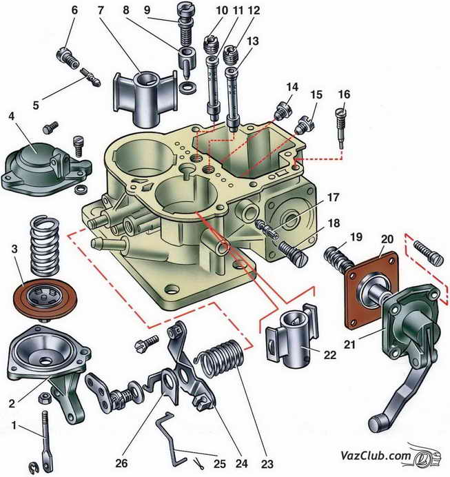 карбюратор ваз 2109 

