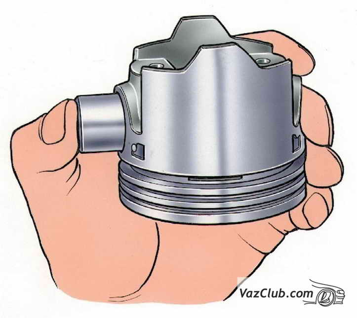 поршневой палец и поршень ваз 2107, ваз 2105, ваз 2104