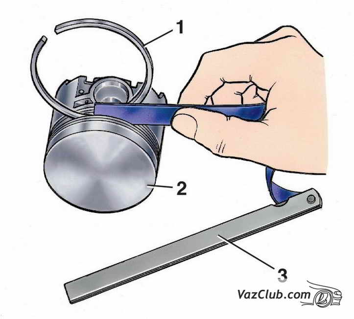поршневые кольца и поршневые канавки ваз 2107, ваз 2105, ваз 2104