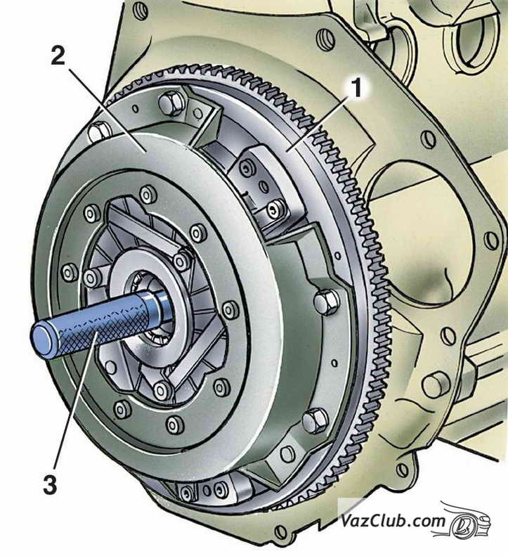 снятие и установка сцепления ваз 2107, ваз 2105, ваз 2104