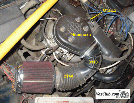 воздушный фильтр нулевого сопротивления ваз 2107