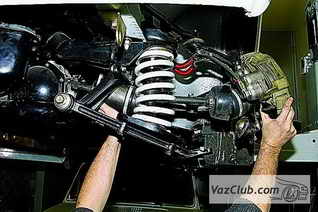 снятие редуктора niva 4x4